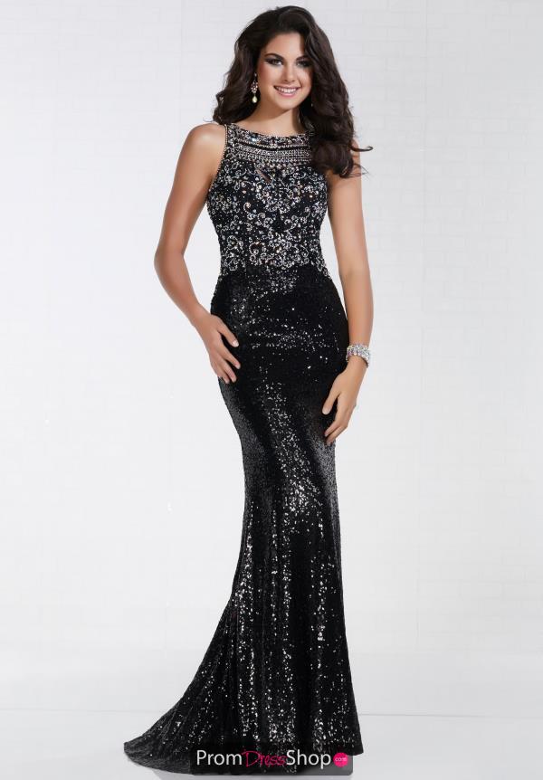Tiffany Beaded Sexy Back Dress 16298