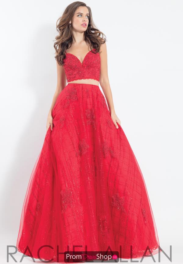 Rachel Allan Two Piece Sweetheart Dress 6049
