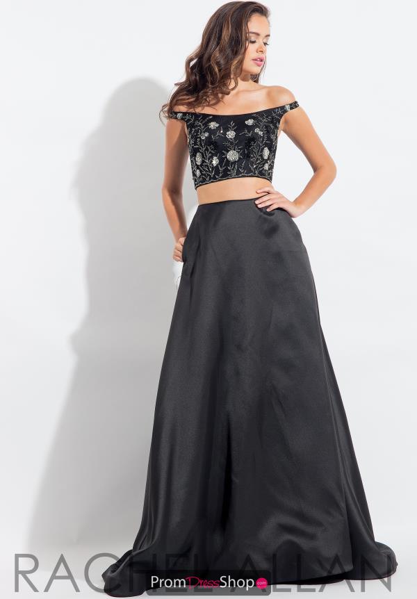 Rachel Allan Two Piece A Line Dress 6081