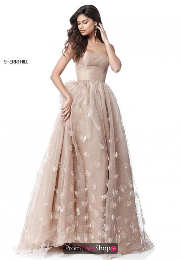 Sherri Hill A Line Strapless Dress 51625