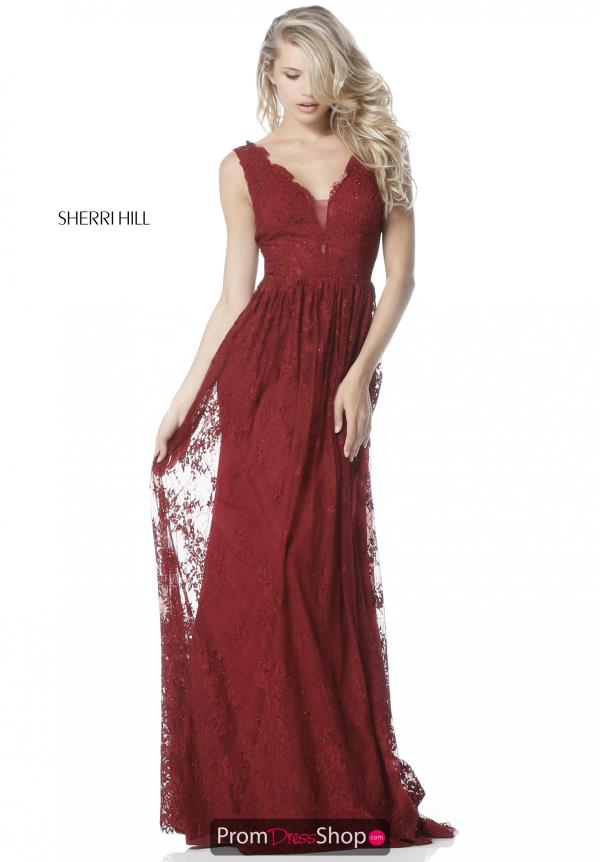 Sherri Hill Fitted Long Dress 51562
