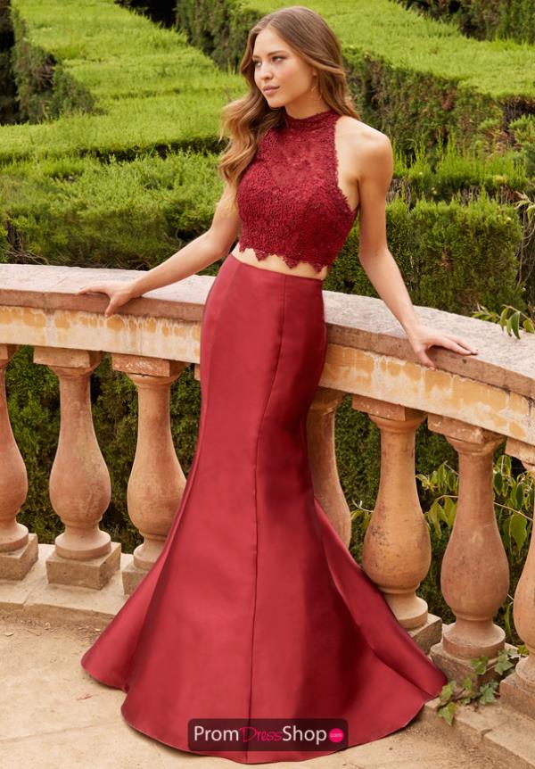 Alyce Paris High Neckline Lace Dress 60057