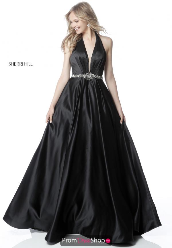 Sherri Hill Halter A Line Dress 51588