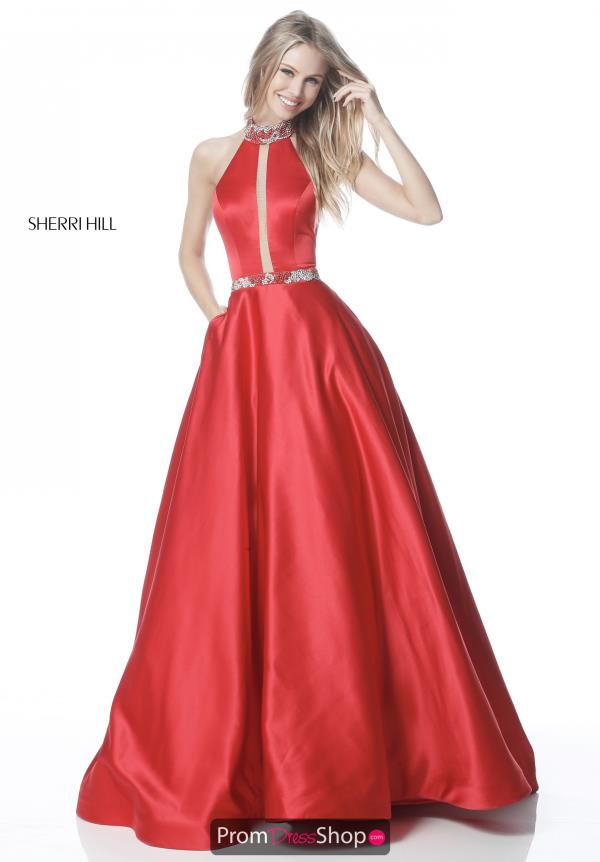 Sherri Hill Long A Line Dress 51589