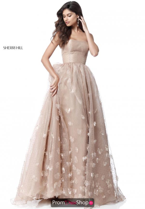 Sherri Hill A Line Strapless Dress 51625