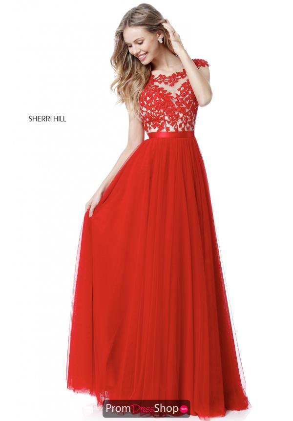 Sherri Hill A Line Long Dress 51638