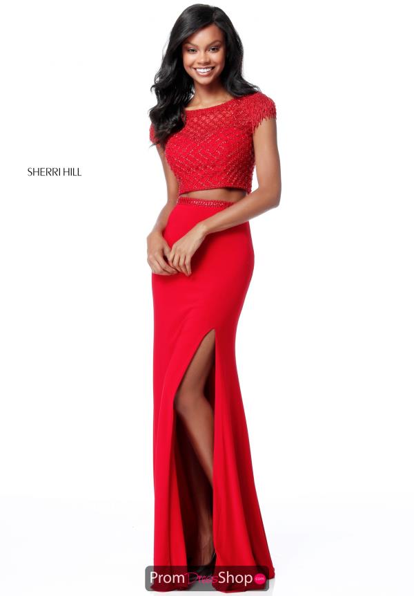 Sherri Hill Two Piece Fitted Dress 51691