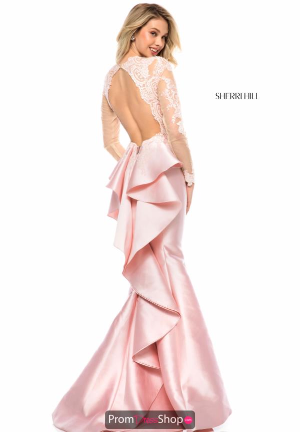 Sherri Hill Mermaid High Neckline Dress 51606