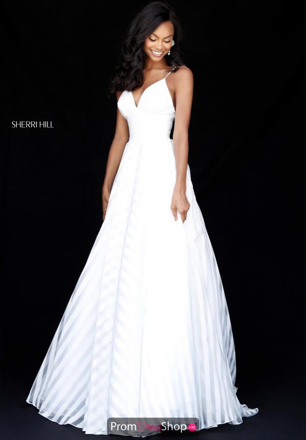 Sherri Hill A Line Chiffon Dress 51644