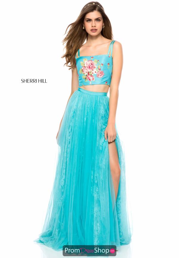 Sherri Hill A Line Beaded Dress 51945