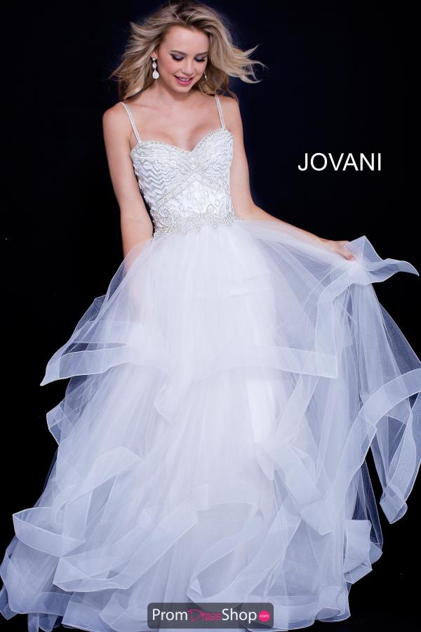 Jovani Beaded A Line Dress 50116