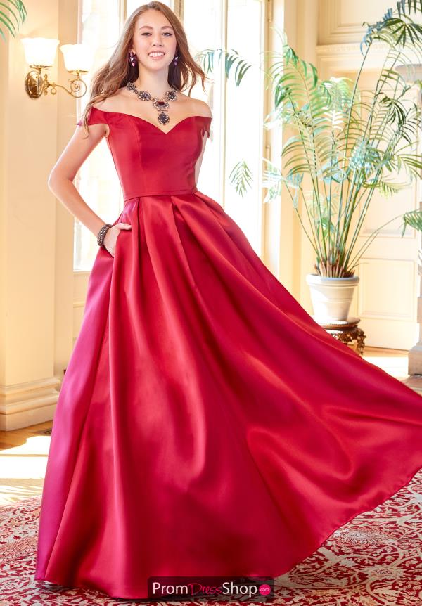 Clarisse Long A Line Dress 3442