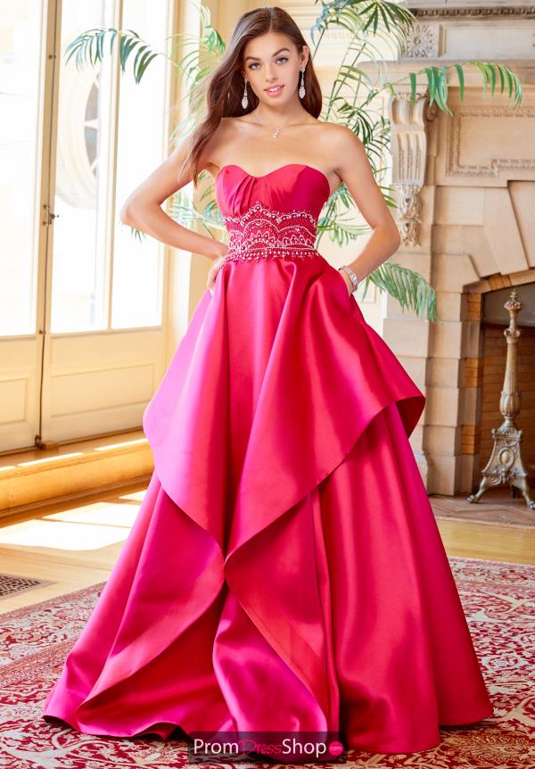 Clarisse Sweetheart Neckline A Line Dress 3478