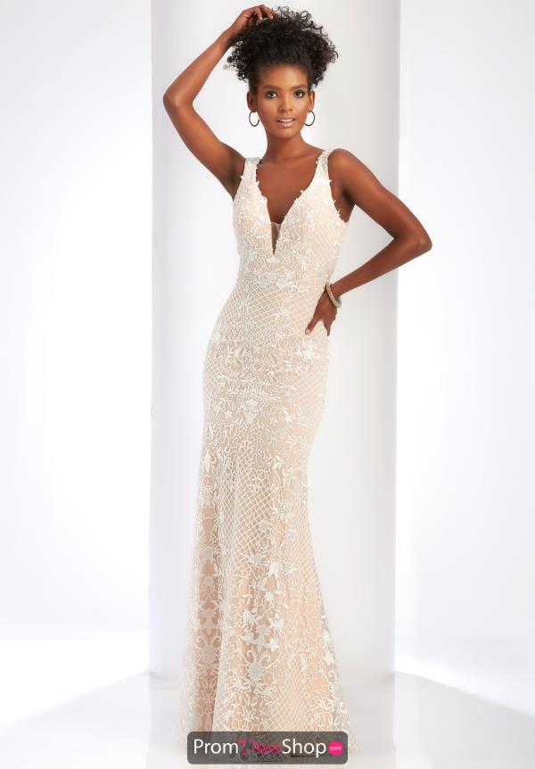 Clarisse V- Neckline Fitted Dress 4905