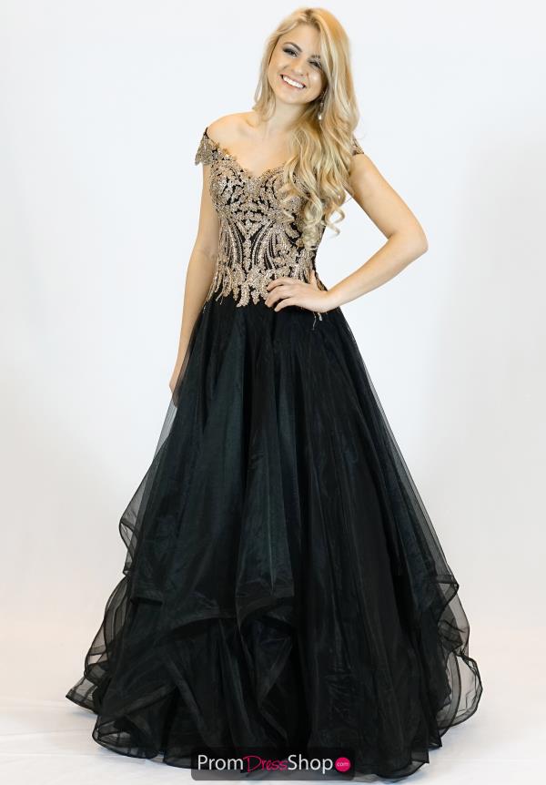 Sherri Hill Cap Sleeve Long Dress 51614