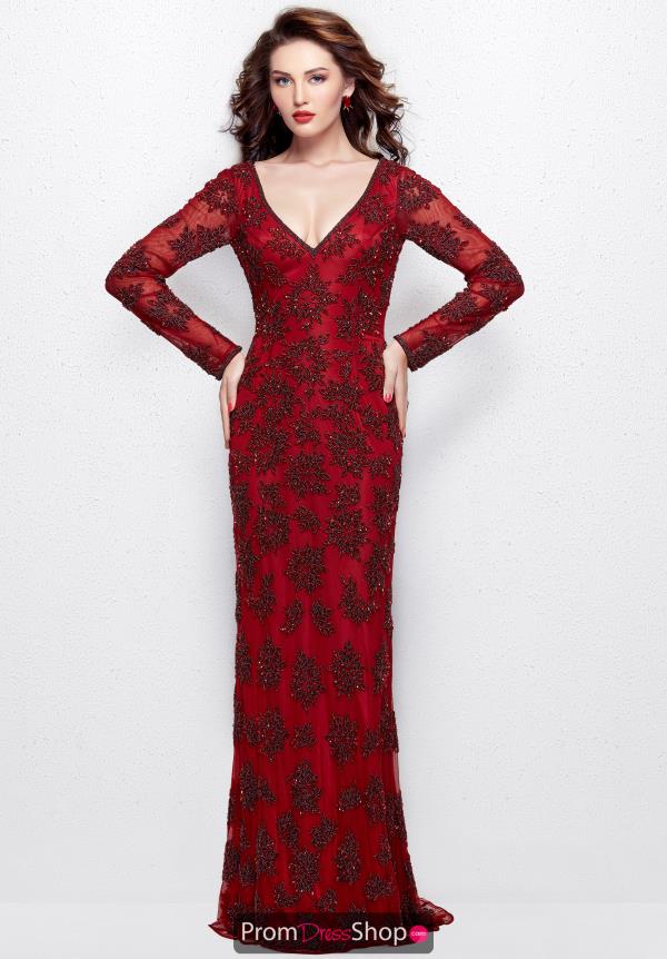 Primavera V- Neckline Beaded Dress 1971