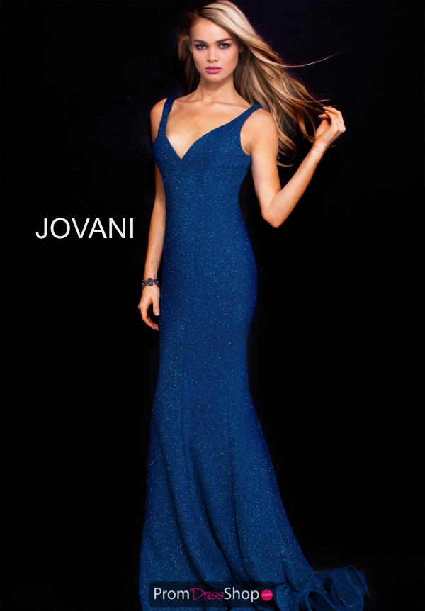 Jovani V- Neckline Fitted Dress 59924