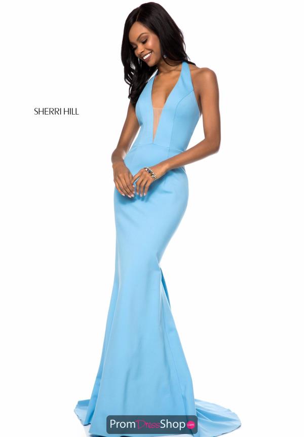 Sherri Hill Sexy Back Fitted Dress 51773