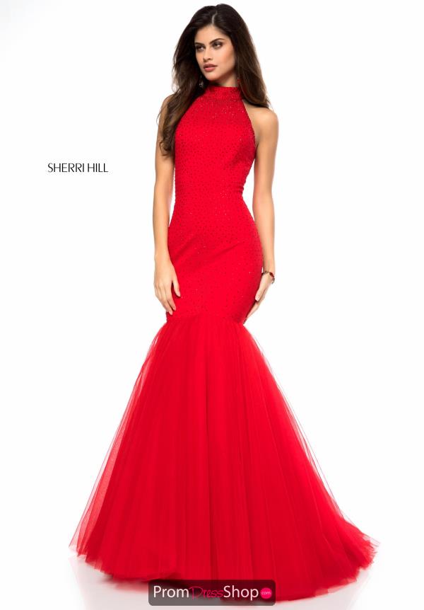 Sherri Hill Long Beaded Dress 51779