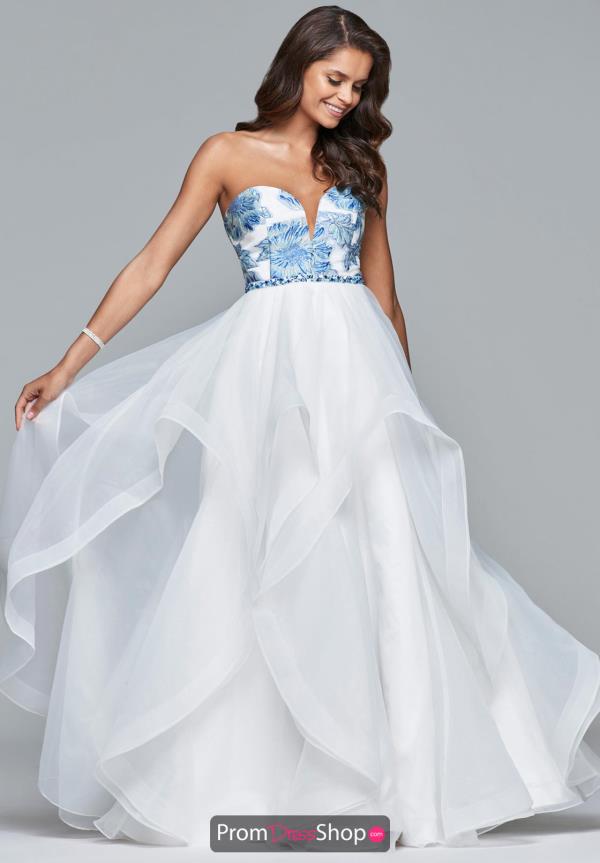 Faviana Sweetheart Beaded Dress S10034