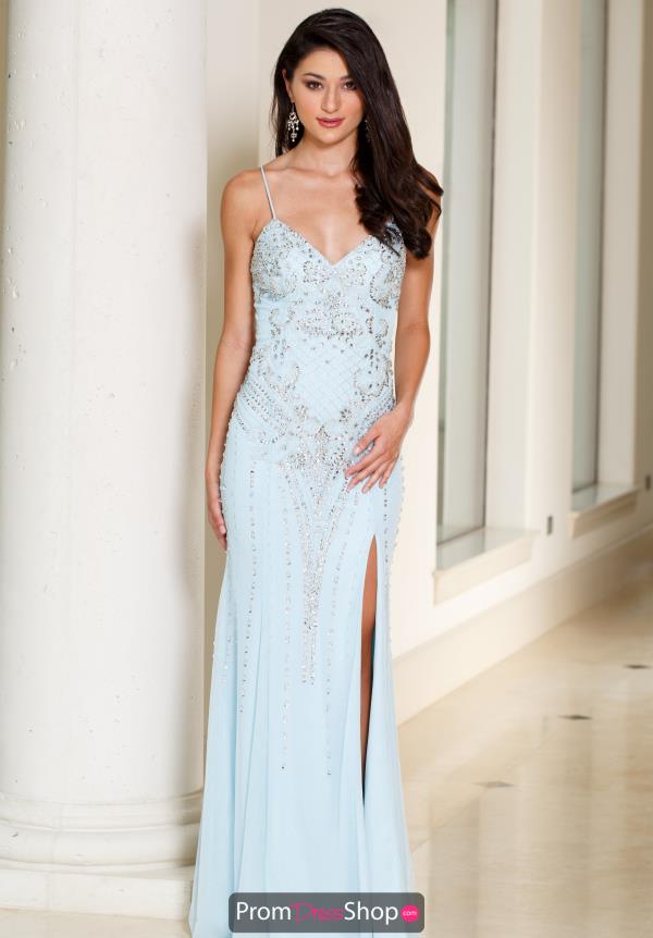 Sean Long Beaded Dress 51075