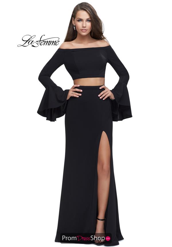 La Femme Two Piece Fitted Dress 25261