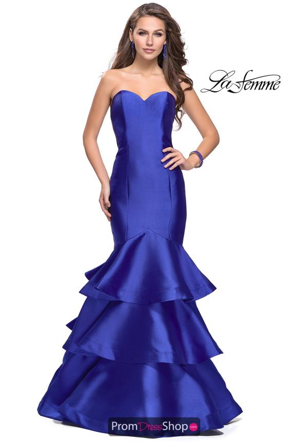 La Femme Sweetheart Long Dress 25432