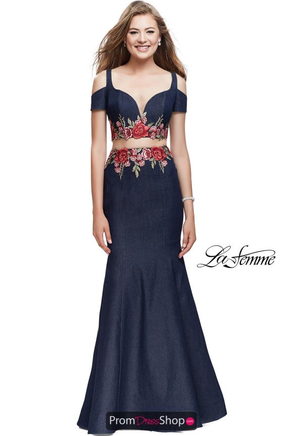 La Femme Cap Sleeved Fitted Dress 25848