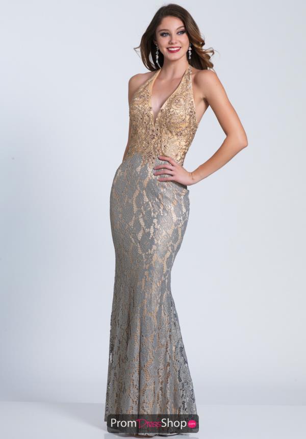 Dave and Johnny Fitted Lace Dress 3173
