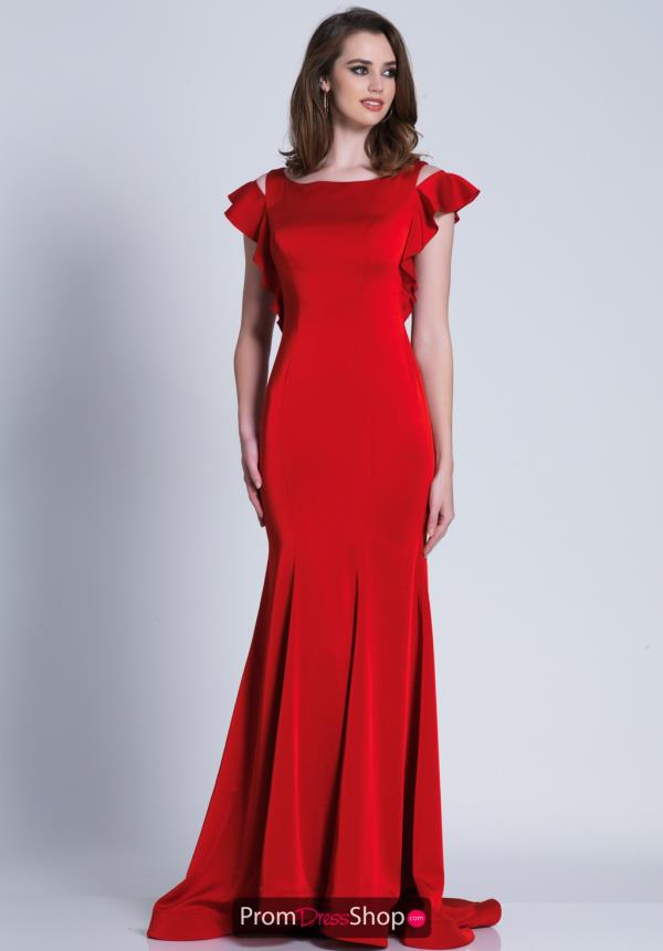 Classy Dave and Johnny High Neck Dress A5908