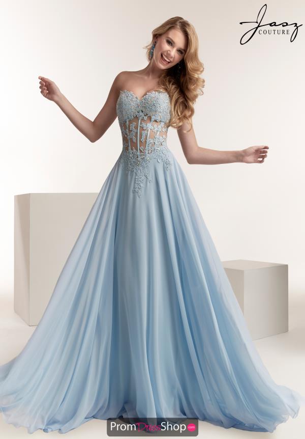Jasz Couture Chiffon Flowy Dress 5813