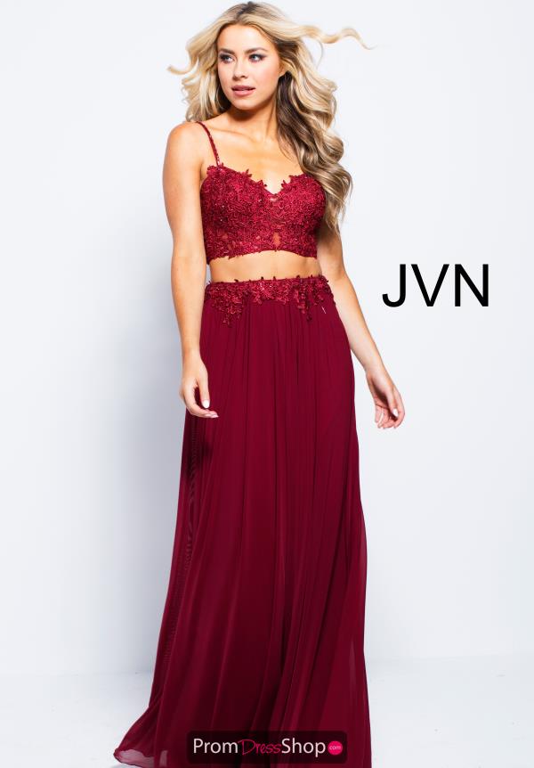 JVN by Jovani Long Lace Dress JVN51117