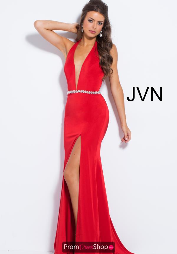 JVN by Jovani Halter Top Long Dress JVN51669