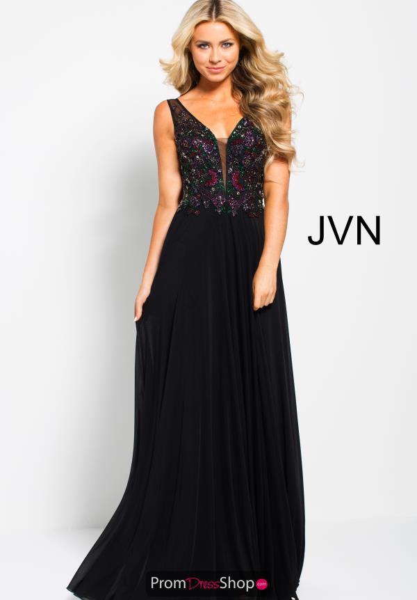 JVN by Jovani Long Beaded Dress JVN53119