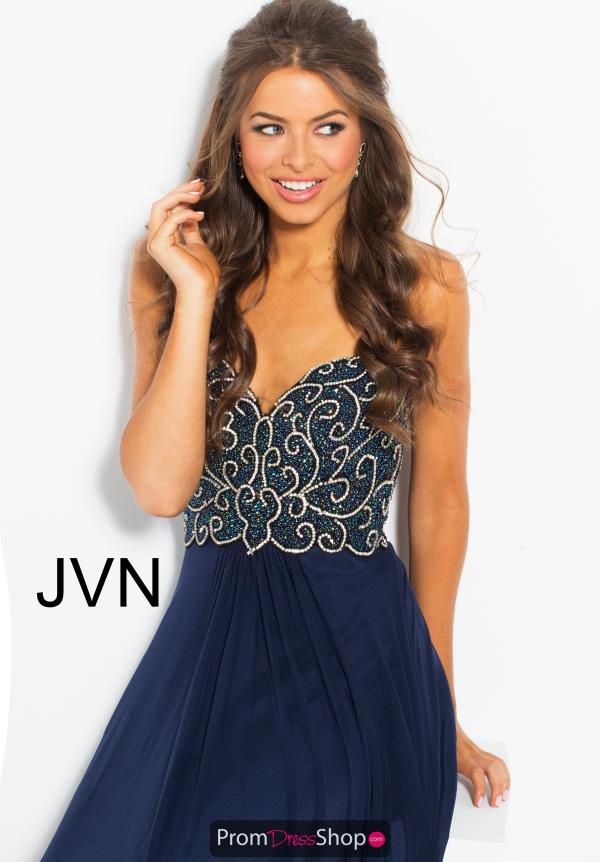 JVN by Jovani Chiffon A Line Dress JVN53367