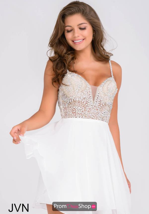 JVN by Jovani Short A Line Dress JVN47310