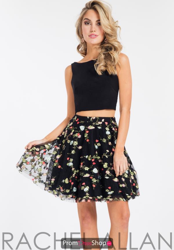 Rachel Allan A Line Open Back Dress 4412