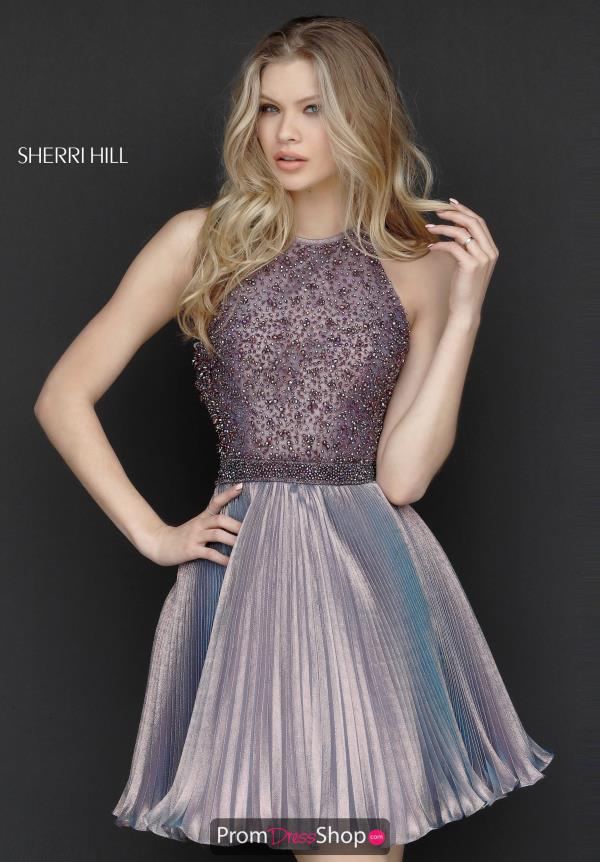 Sherri Hill Short A Line Organza Dress 51303