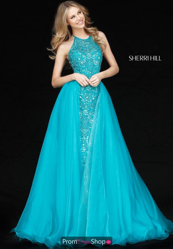 Sherri Hill Beaded Halter Dress 51376