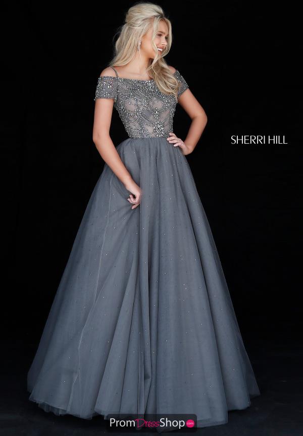 Sherri Hill Full Figured Beaded Dress 51450