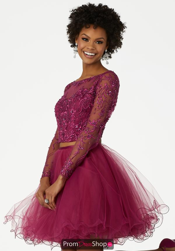 MoriLee Sticks & Stones Sleeved Dress 33003