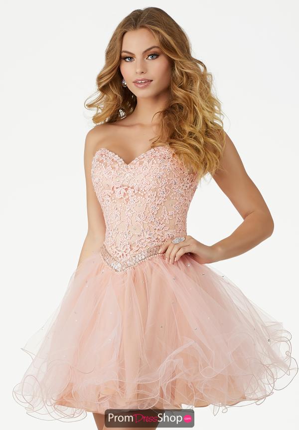 MoriLee Sticks & Stones Tulle Skirt Dress 33025
