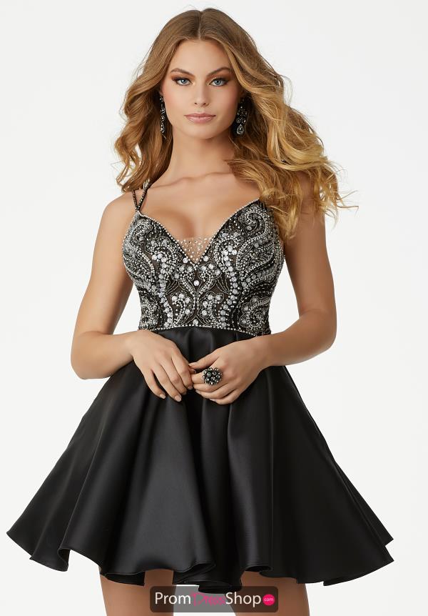 MoriLee Sticks & Stones Short Beaded Dress 33040