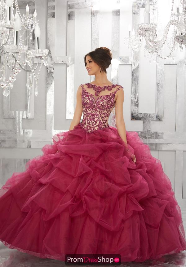 Vizcaya Quinceanera Lace Back Ball Gown 60028