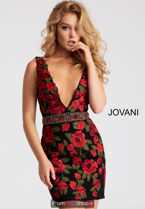 Jovani Cocktail Floral Dress 45743
