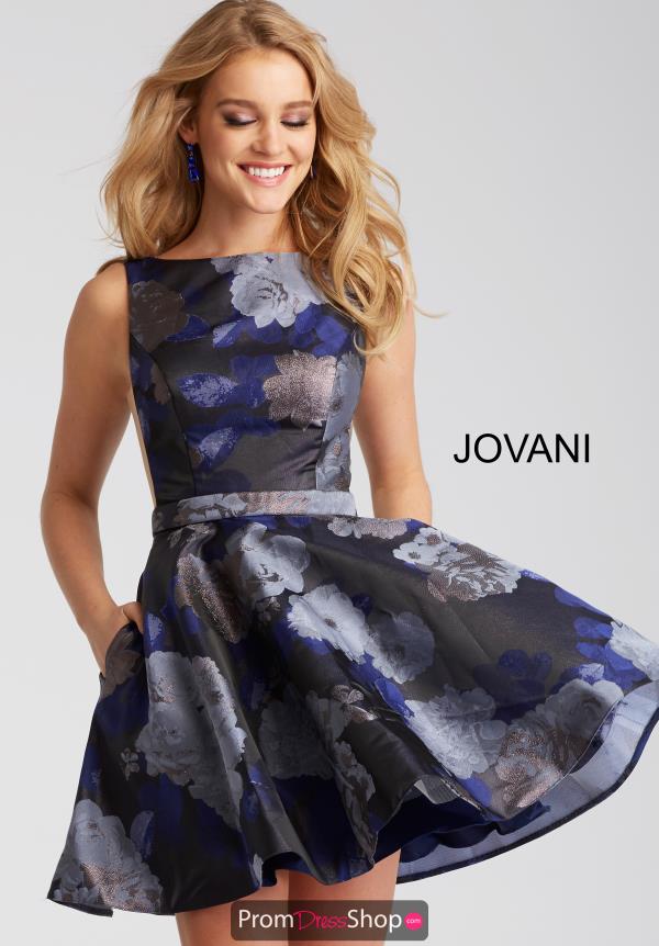 Jovani Cocktail Print Dress 52283