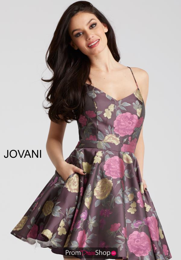 Jovani Cocktail Print Dress 53201