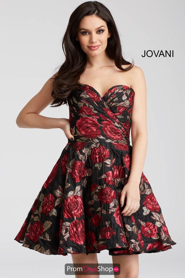 Jovani Cocktail Black Dress 55633