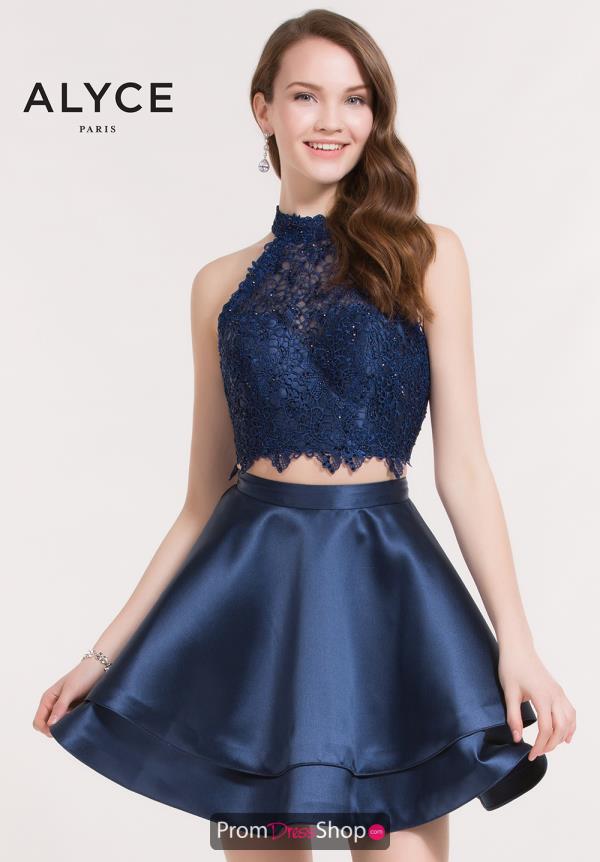 Alyce Short Two Piece Dress 3735