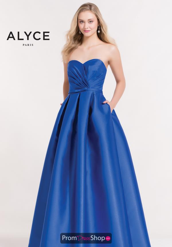 Alyce Paris Full Figured Sweetheart Dress 6881